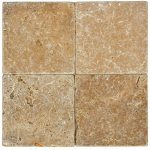 Kamień Naturalny Trawertyn Midas Brown 1x15x15 antyk 24szt./0,54m2