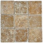 Kamień Naturalny Trawertyn Midas Brown 1x10x10 antyk 50szt./0,5m2