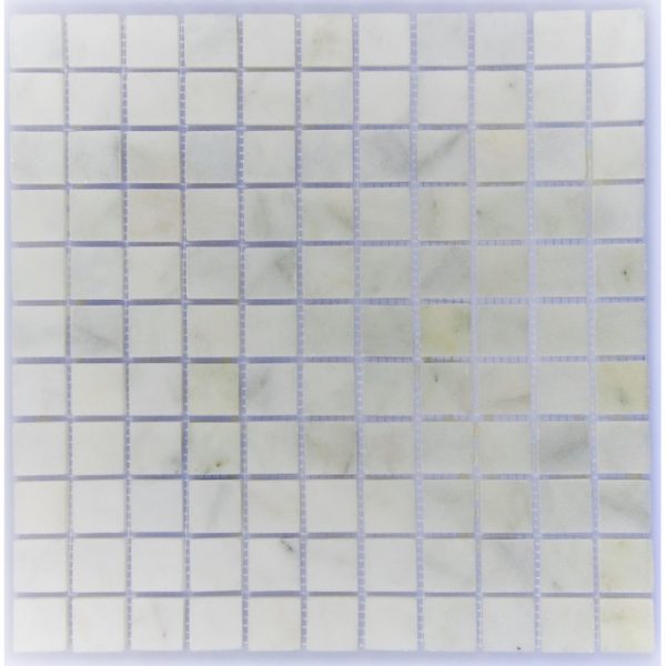 Mozaika Marmur Lotus Biały 2,3x2,3 cm FM- 211 1x30,5x30,5, polerowany