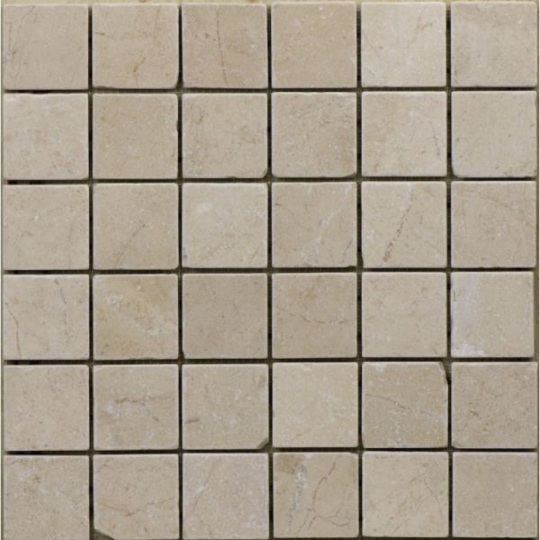 Mozaika Marmur Lotus Beż 4,8x4,8 cm FM-142 1x30,5x30,5, antykowany