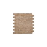 Mozaika Trawertyn Midas Brown 2,3x4,8 cm FM-180 2x29x30, łupany