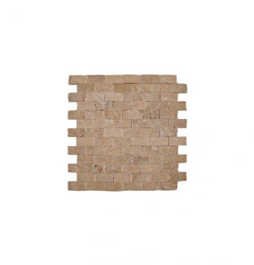 Mozaika Trawertyn Midas Brown 2,3x4,8 cm FM-180 2x29x30, łupany