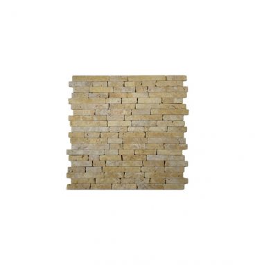 Mozaika Trawertyn Golden Sienna 1,5xFL FM-121 1x30,5x30,5, antykowany