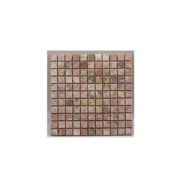 Mozaika Trawertyn Midas Red 2,3x2,3 cm FM-201 1x30,5x30,5, antykowany