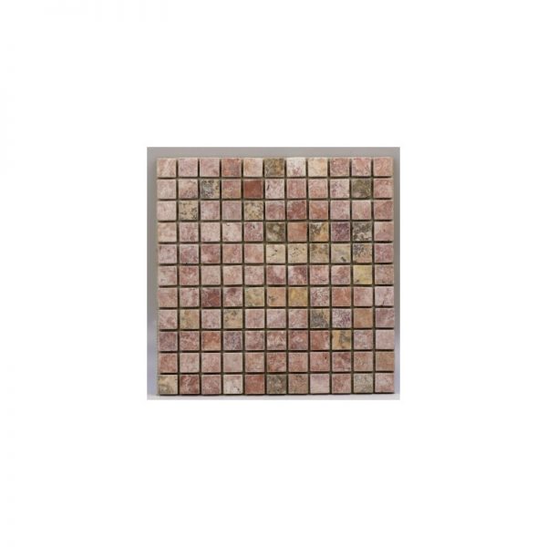 Mozaika Trawertyn Midas Red 2,3x2,3 cm FM-201 1x30,5x30,5, antykowany