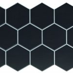 Gres Hex czarny 26,5 x 51 cm 0,95 m2 HC
