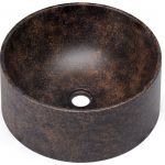 Umywalka 40 cm COLUMBA BASIC - DARK STONE