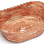 Umywalka 50 cm LIBRA BASIC - AGED METAL miedziany i zielony