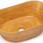 Umywalka 50 cm LIBRA BASIC - PATINA ochra