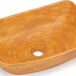 Umywalka 50 cm VIRGO BASIC - PATINA, Ochra