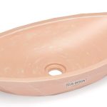 Umywalka 60 cm DIAMOND BASIC - PATINA, różowy