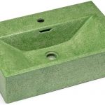 Umywalka 60 cm PYXIS BASIC SPLASH zielona