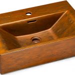 Umywalka 60 cm PYXIS BASIC  AGED METAL miedziany