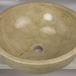 Umywalka marmurowa Lotus Beige  Oval