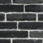 Płytki z cegły - czarne