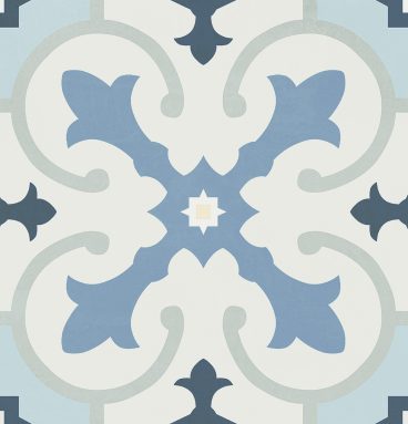 Gres HANOI BLUE 32,9×32,9 patchwork