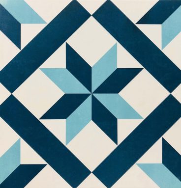 Gres HANOI STAR BLUE 32,9×32,9 patchwork