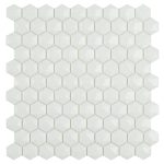 Mozaika szklana NORDIC MATT WHITE 910/D HEX 29×30