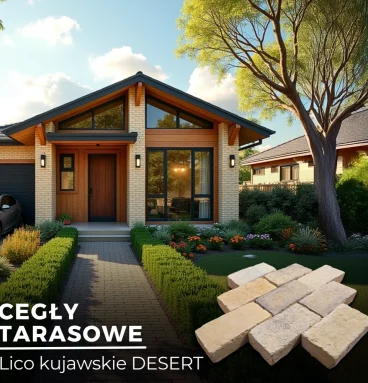 Cegła tarasowa pełna - Lico Kujawskie Desert