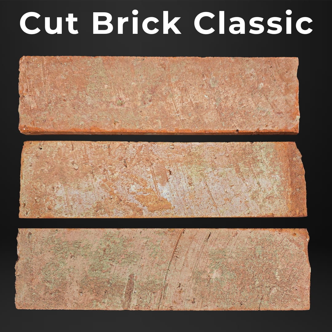 Cut Brick CLASSIC - płytki cięte z cegły rozbiórkowej na ścianę - obrazek 3