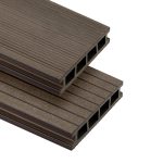 Deska tarasowa kompozytowa BERGDECK B150 Szczotkowana Orzech/ Ciemny brąz 4m