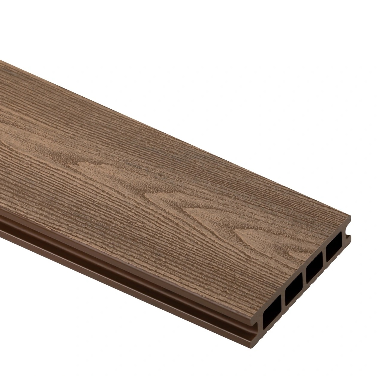Deska tarasowa kompozytowa BERGDECK S140 Ciemny Teak/ciemny brąz 4m - obrazek 4