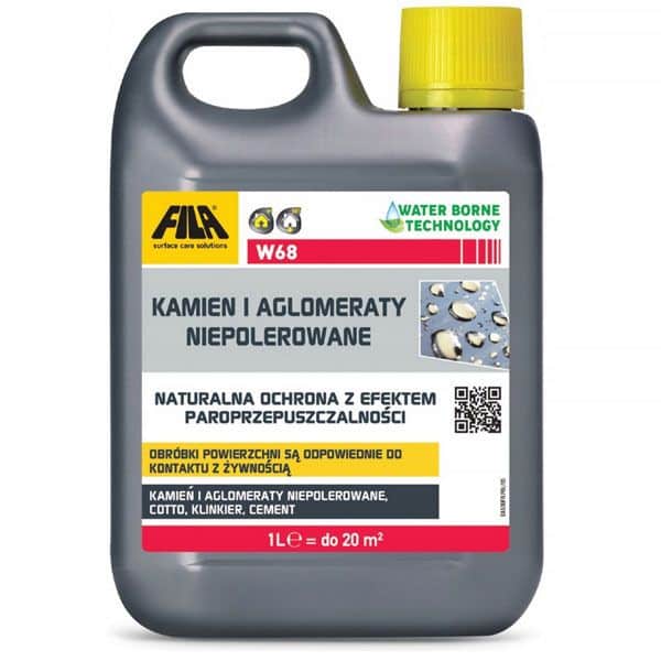 Impregnat FILA W68 1L – Do Kamienia – Efekt Naturalny