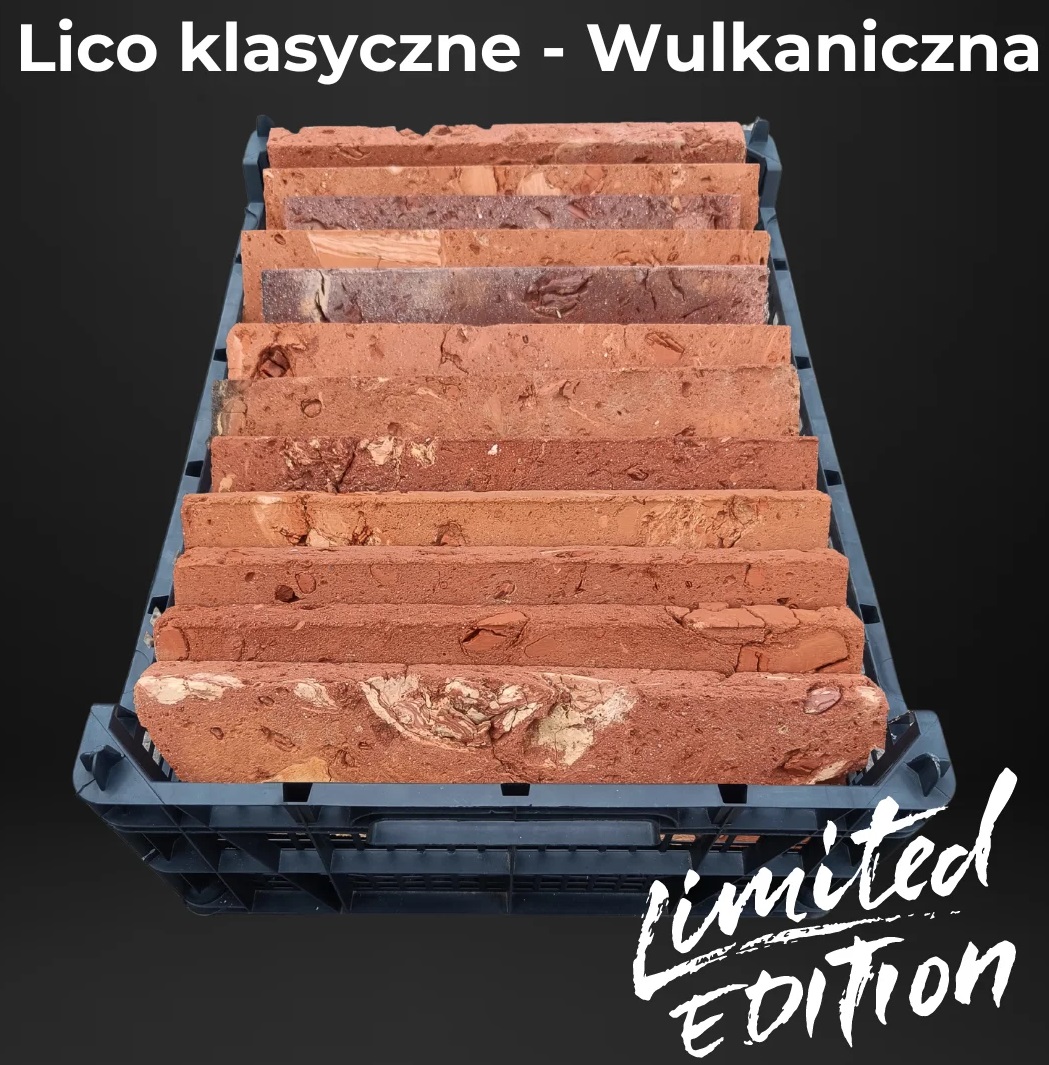 Płytki z cegły - lico klasyczne wulkaniczne - obrazek 3