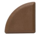 Zaślepka ćwierćwałka WPC, 10 szt wild teak