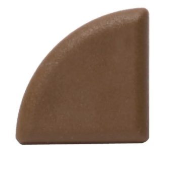 Zaślepka ćwierćwałka WPC, 10 szt wild teak
