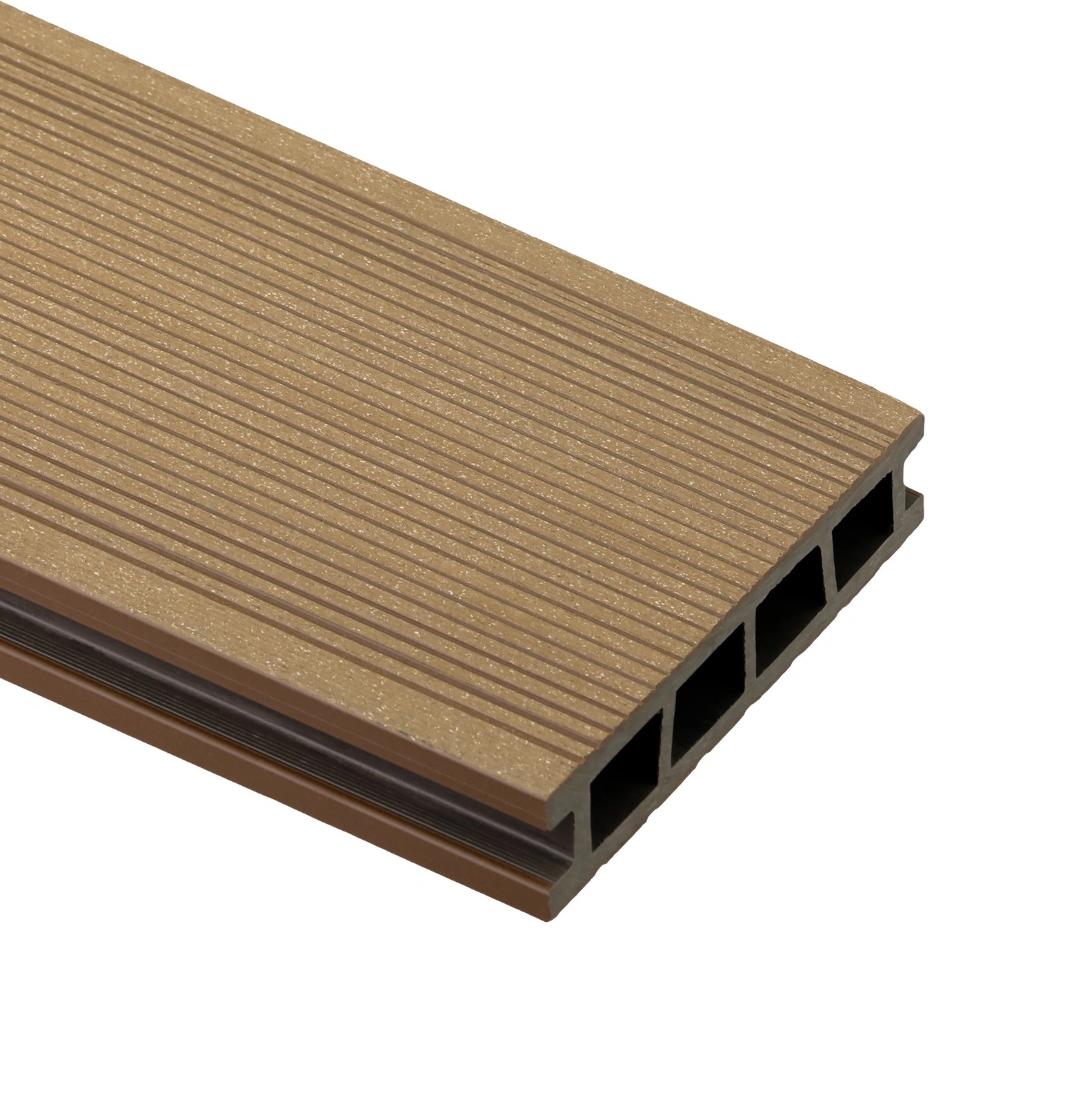 Deska balkonowa tarasowa WPC BERGDECK 1,2m Wild Teak Miodowy brąz miodowy - obrazek 3