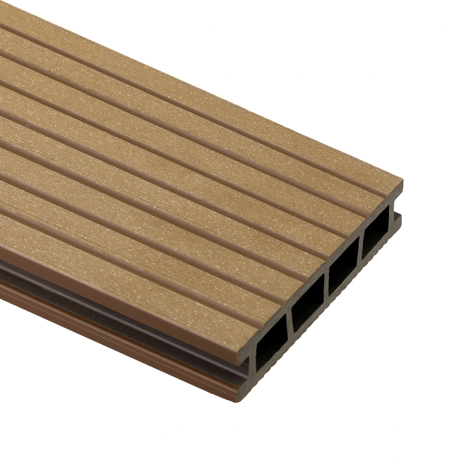 Deska balkonowa tarasowa WPC BERGDECK 1,2m Wild Teak Miodowy brąz miodowy - obrazek 4