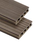 Deska tarasowa kompozytowa BERGDECK Pure Szczotkowana Orzech 2,4m