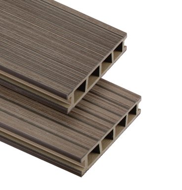 Deska tarasowa kompozytowa BERGDECK Pure Szczotkowana Orzech 2,4m