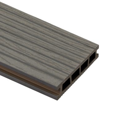 Deska tarasowa kompozytowa BERGDECK Wood Szczotkowana Antracyt 2,4m