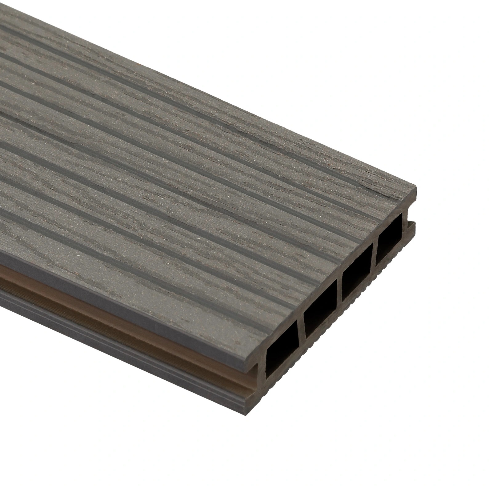 Deska tarasowa kompozytowa BERGDECK Wood Szczotkowana Antracyt 2,4m
