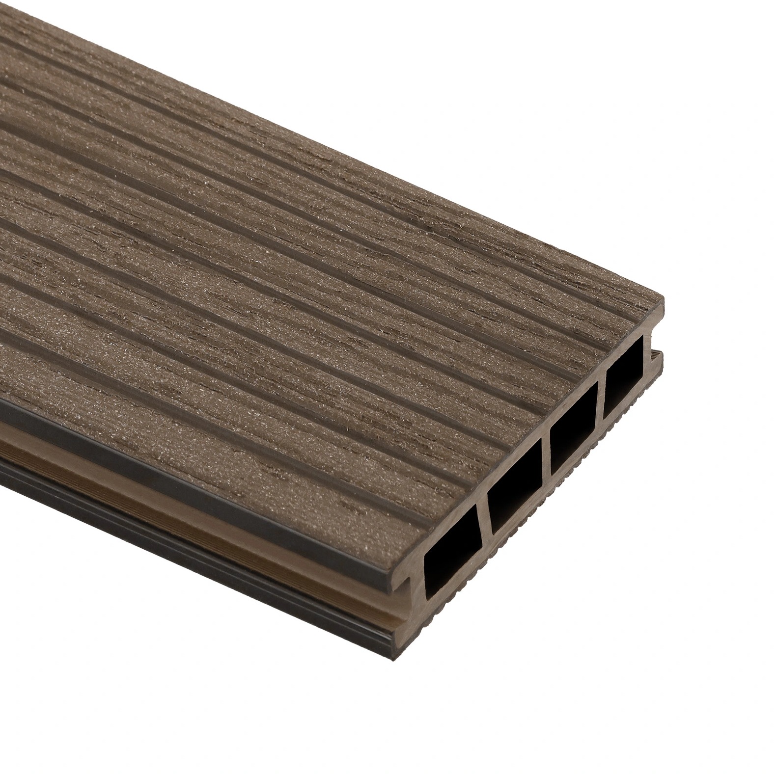 Deska tarasowa kompozytowa BERGDECK Wood Szczotkowana Orzech 2,4m