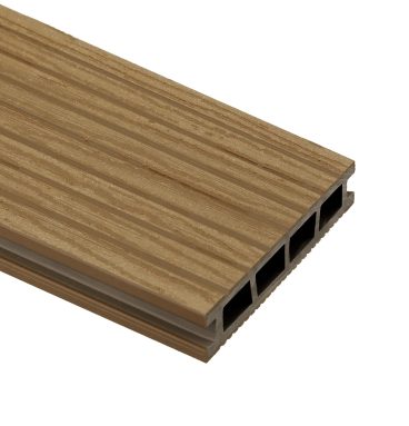 Deska tarasowa kompozytowa BERGDECK Wood Szczotkowana Teak Brąz miodowy 2,4m