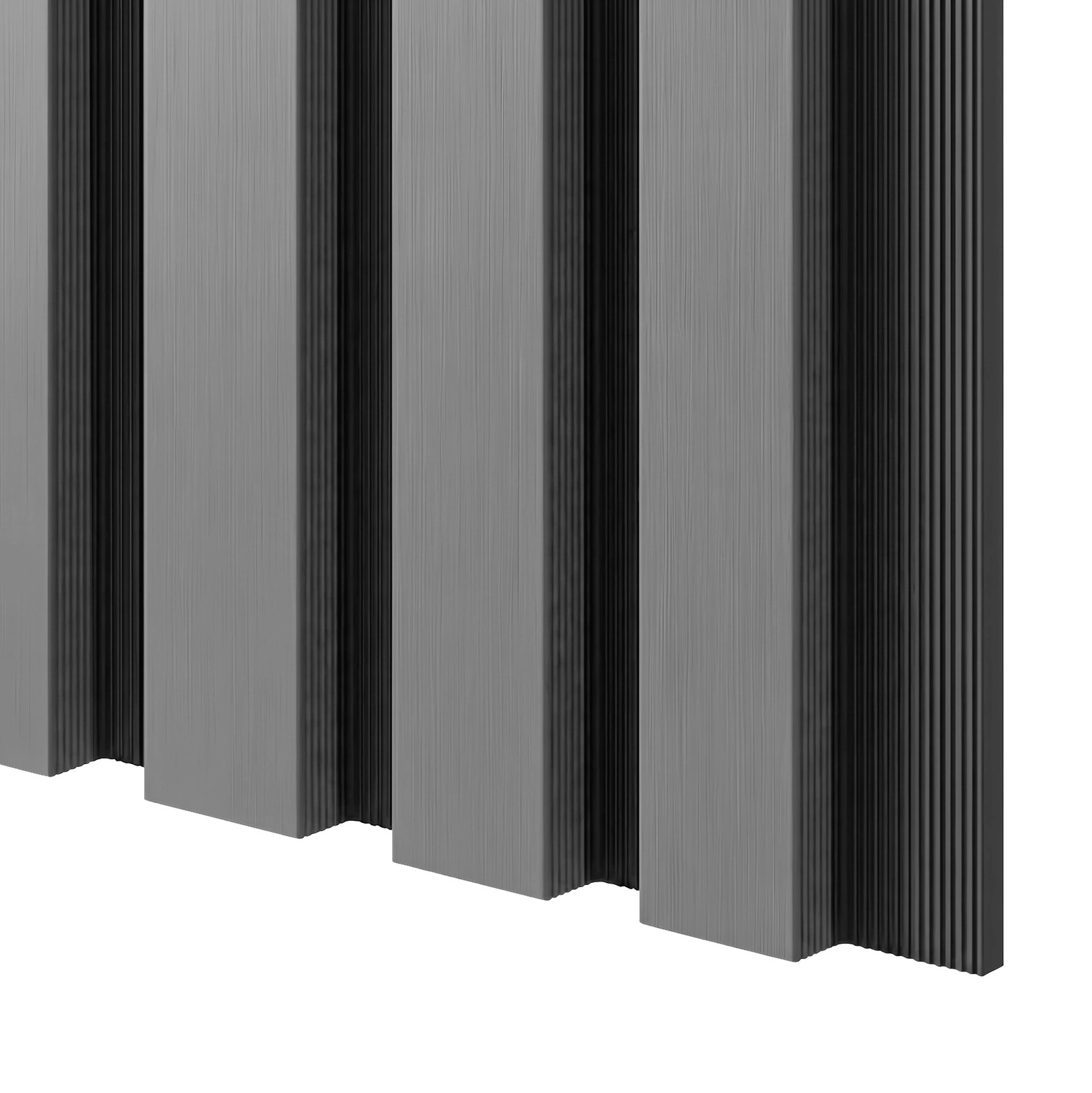 Lamele elewacyjne WPC kompozytowe C220 2,9m x 21,9cm Szary - obrazek 5