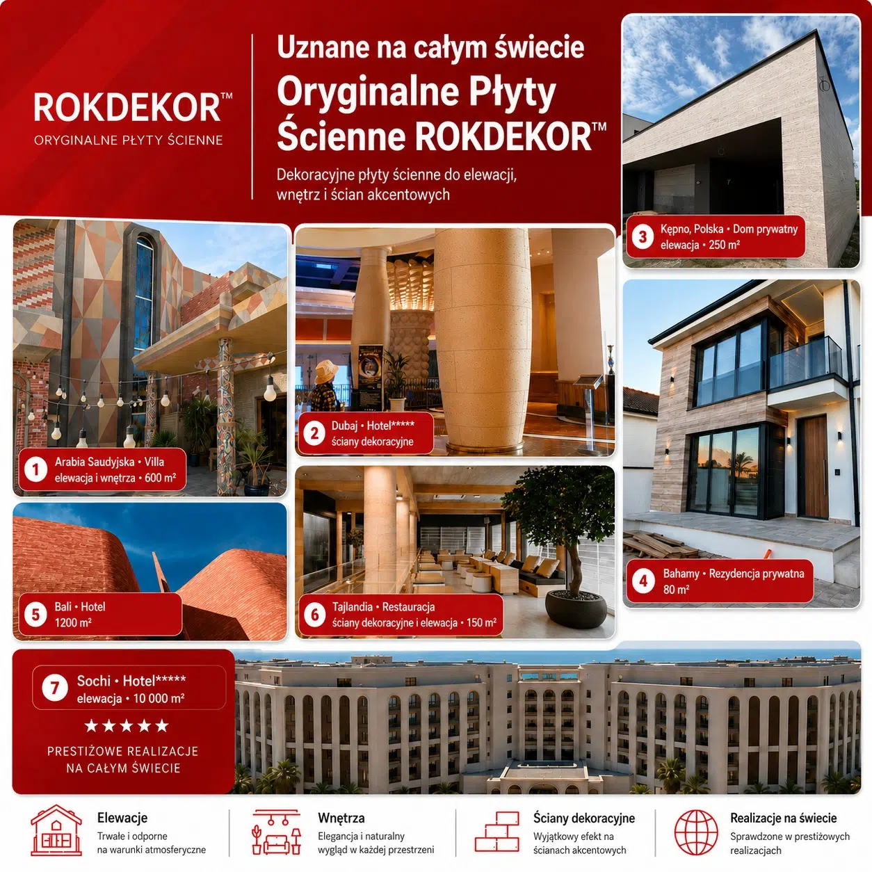 Płyta Ścienna STONE BEIGE ROKDEKOR 300×60,8cm - obrazek 12