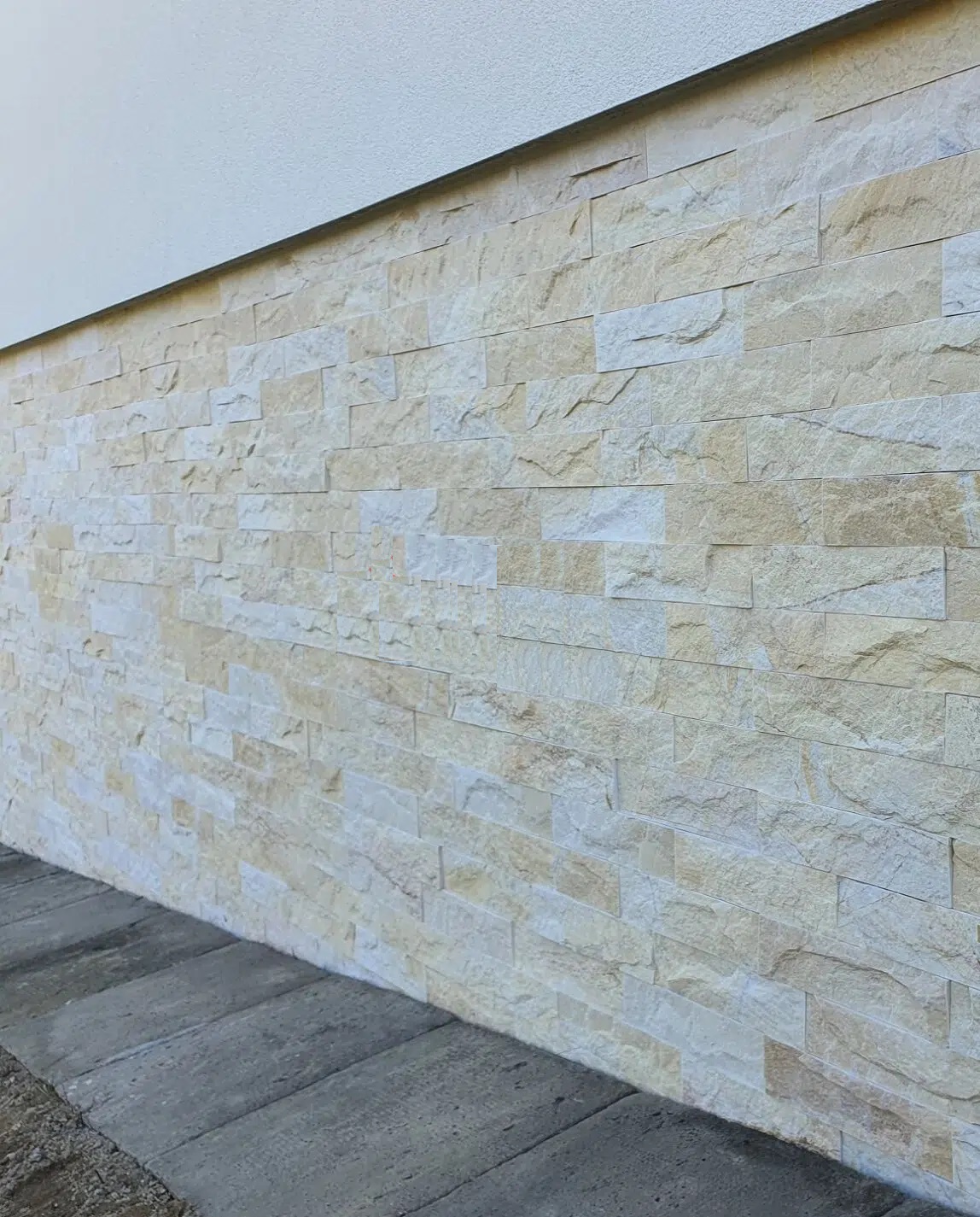 Kamień Elewacyjny Dekoracyjny Na Ścianę Łupek Kwarcytowy Catania Beige 60x15x1,5cm Naturalny - obrazek 3