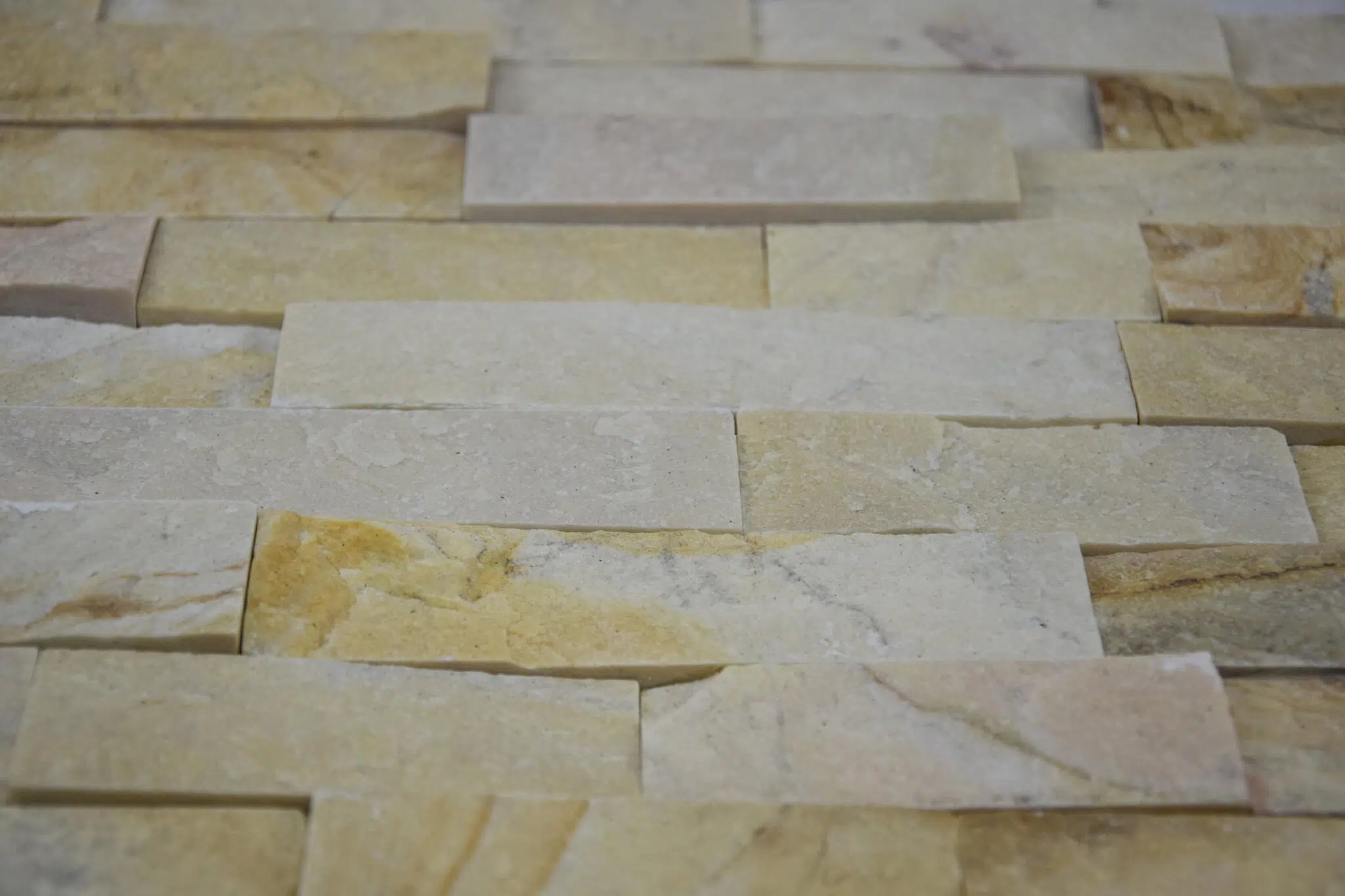 Kamień Elewacyjny Dekoracyjny Na Ścianę Łupek Kwarcytowy Catania Beige 60x15x1,5cm Naturalny - obrazek 5