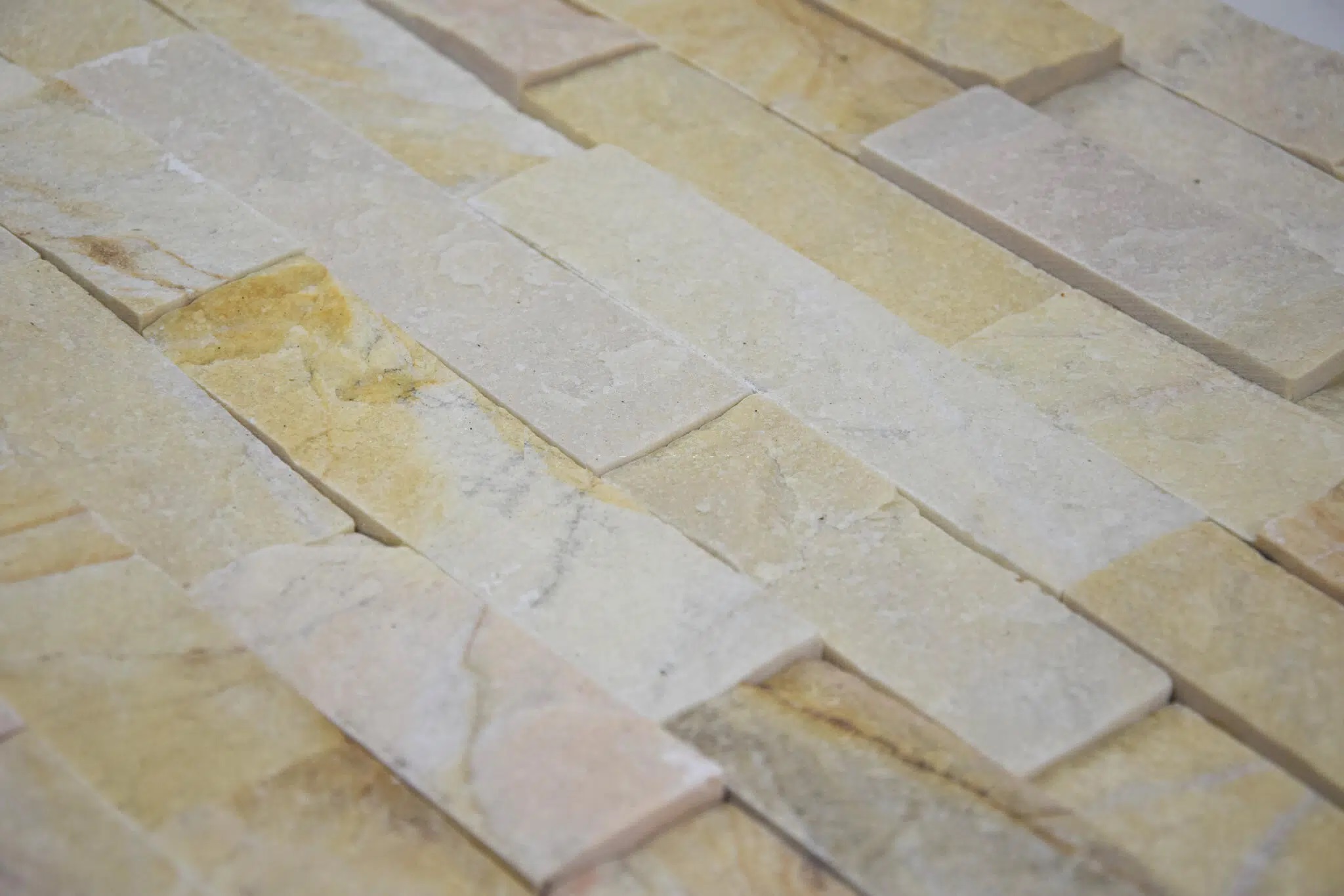 Kamień Elewacyjny Dekoracyjny Na Ścianę Łupek Kwarcytowy Catania Beige 60x15x1,5cm Naturalny - obrazek 6