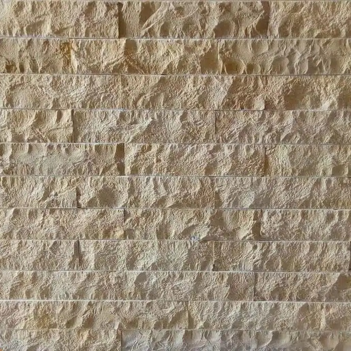 Kamień Elewacyjny Dekoracyjny Na Ścianę Marmur Sand Cream 20-40x10x2-3cm Naturalny - obrazek 2