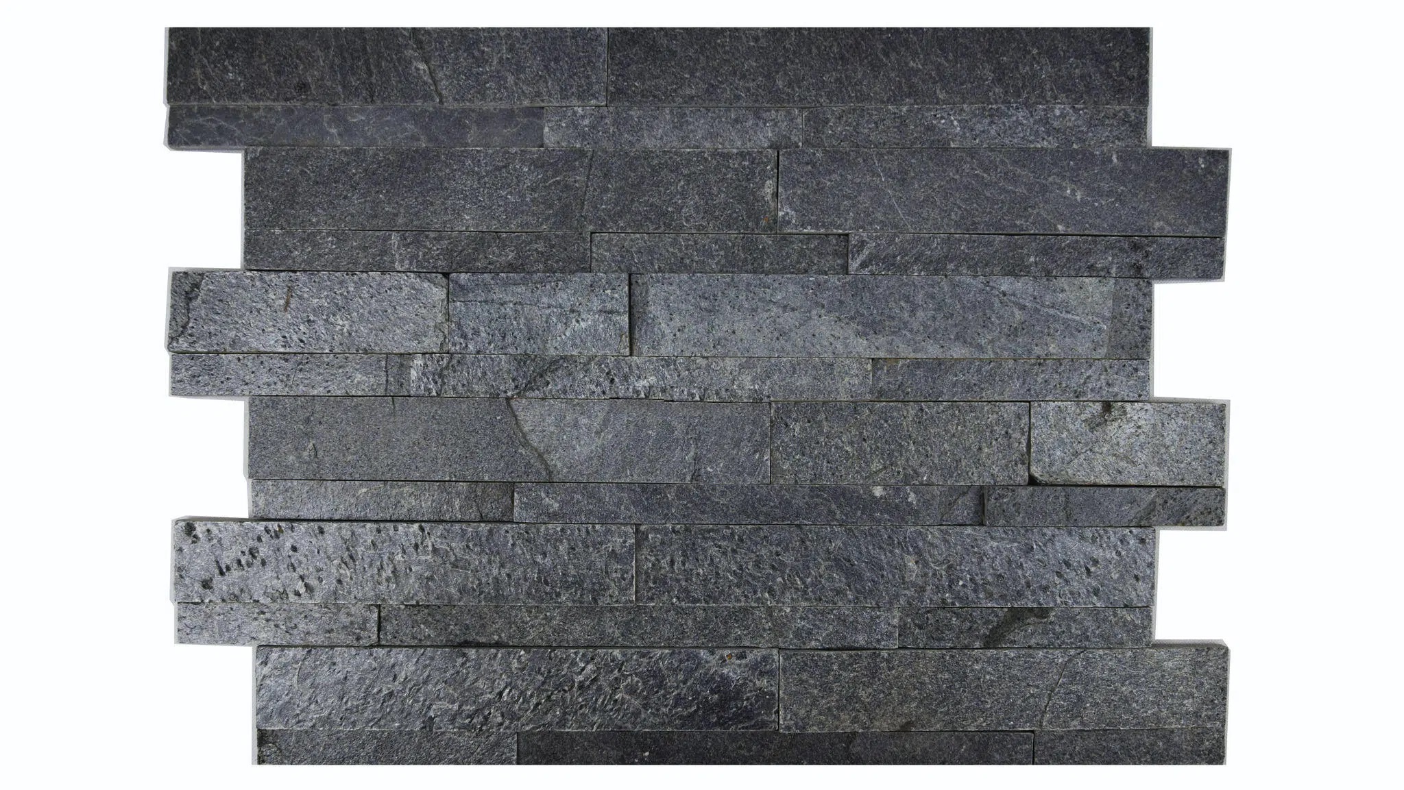 Kamień Elewacyjny Dekoracyjny Na Ścianę Łupek Kwarcytowy Antrazite Dark 60x15x1,5cm Naturalny - obrazek 4