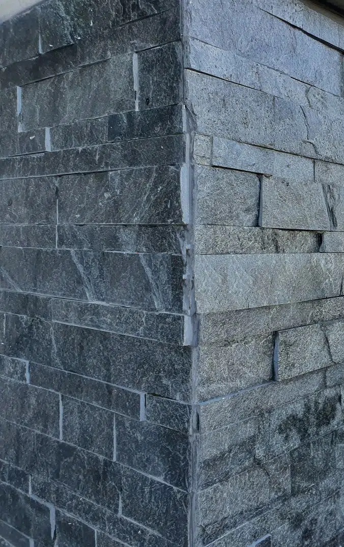Kamień Elewacyjny Dekoracyjny Na Ścianę Łupek Kwarcytowy Antrazite Dark 60x15x1,5cm Naturalny - obrazek 6