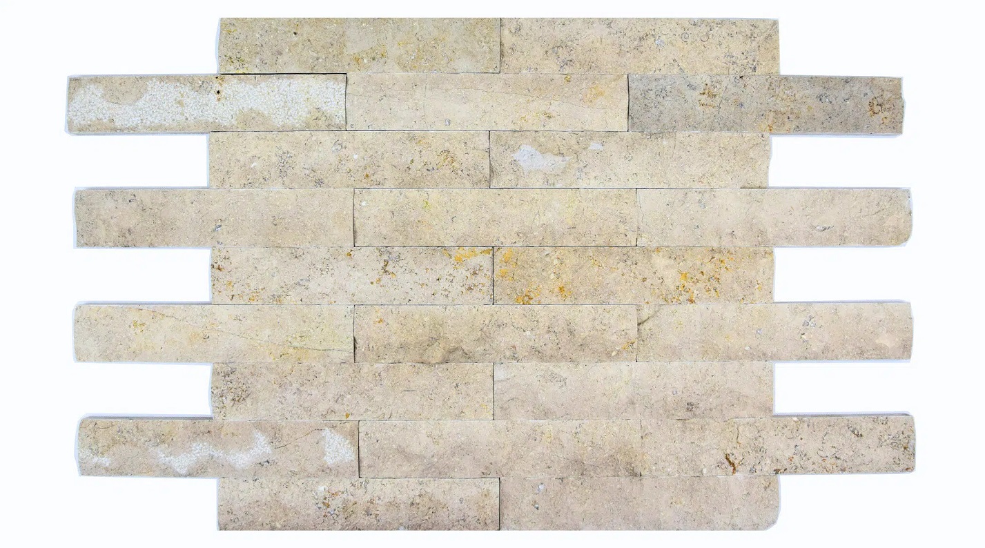 Kamień Elewacyjny Trawertyn PALERMO BEIGE Dekoracyjny Na Ścianę 30x6x1,5cm Naturalny - obrazek 3