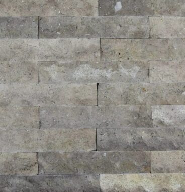 Kamień Elewacyjny Trawertyn PALERMO GREY Dekoracyjny Na Ścianę 30x6x1,5cm Naturalny
