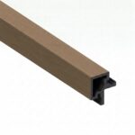 Narożnik do lameli elewacyjnych WPC C220 2,9m Ciemny Teak