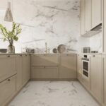 Panel Winylowy SPC - BIANCO VENATO 60x60cm, 5mm